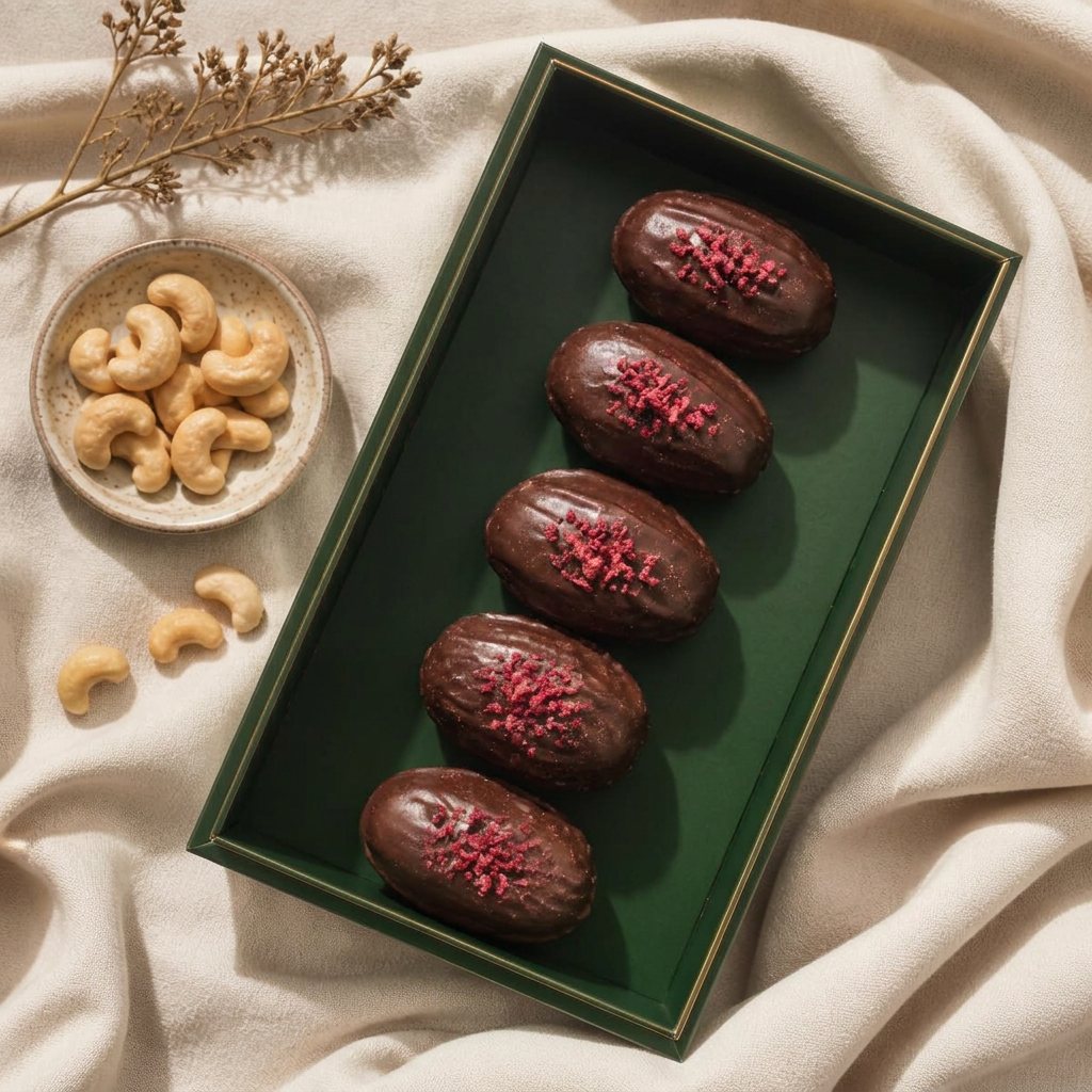 Cashew and berry dates